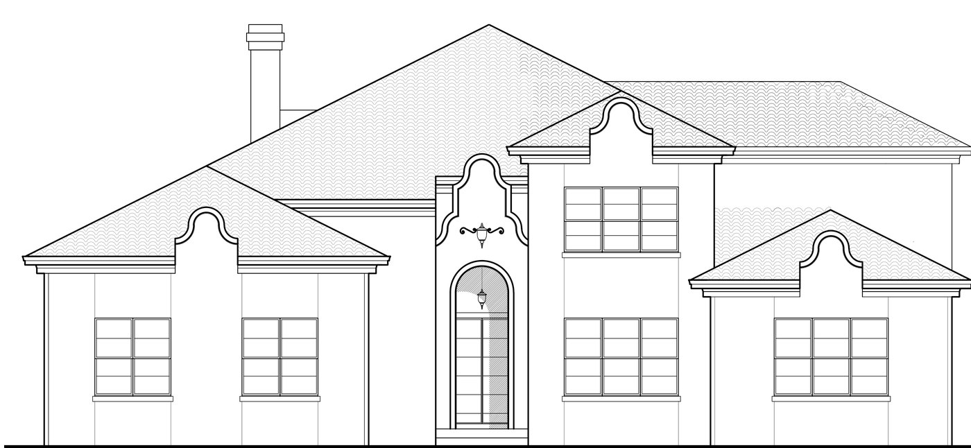 Chastain — front elevation